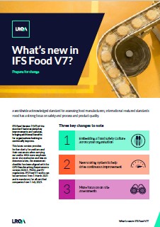 IFS V7 Food Datasheet