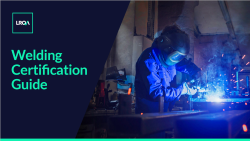 Welding Certification Guide Cover