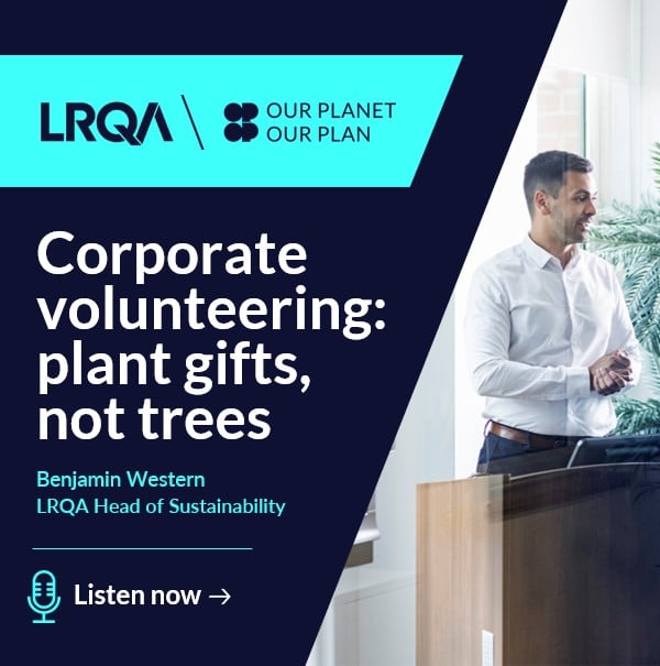 Corporate volunteering: plant gifts, not trees podcast image