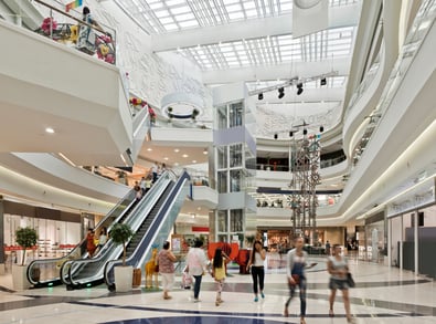 Picture of inside the shopping mall