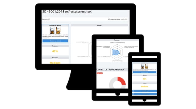 ISO 45001 Self-Assessment Tool on all major devices