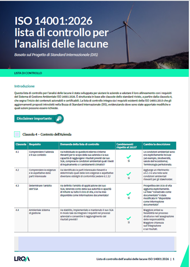 ISO 14001:2026 checklist cover image